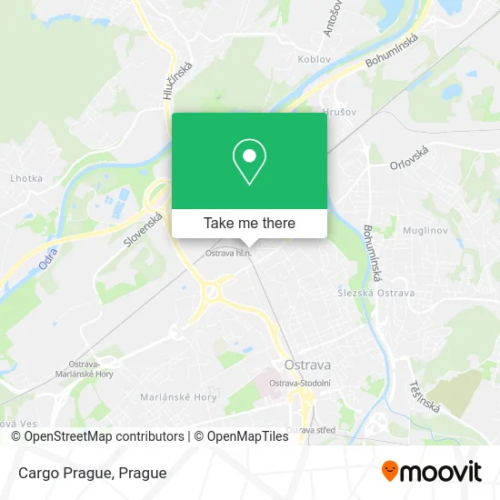 Карта Cargo Prague