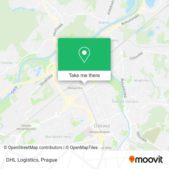 Карта DHL Logistics