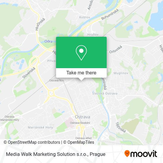Карта Media Walk Marketing Solution s.r.o.