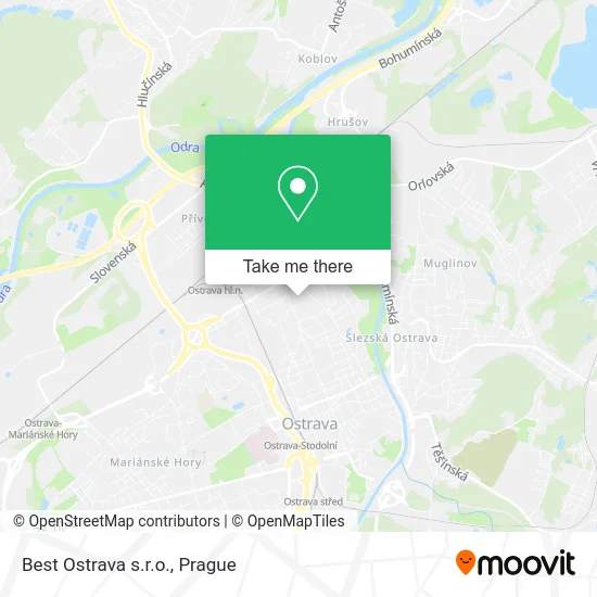 Карта Best Ostrava s.r.o.