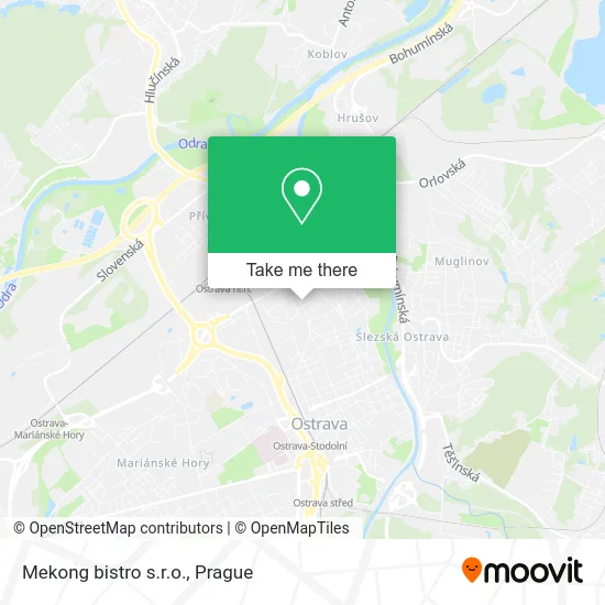 Карта Mekong bistro s.r.o.