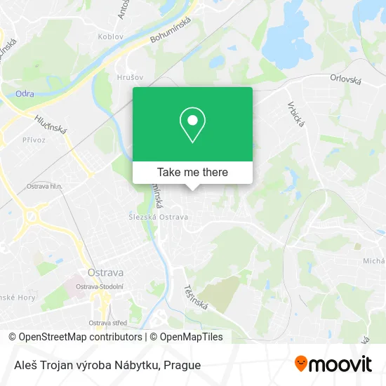 Карта Aleš Trojan výroba Nábytku