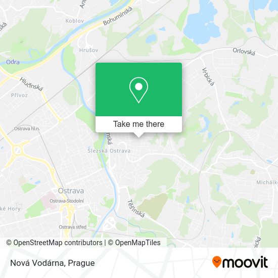 Карта Nová Vodárna