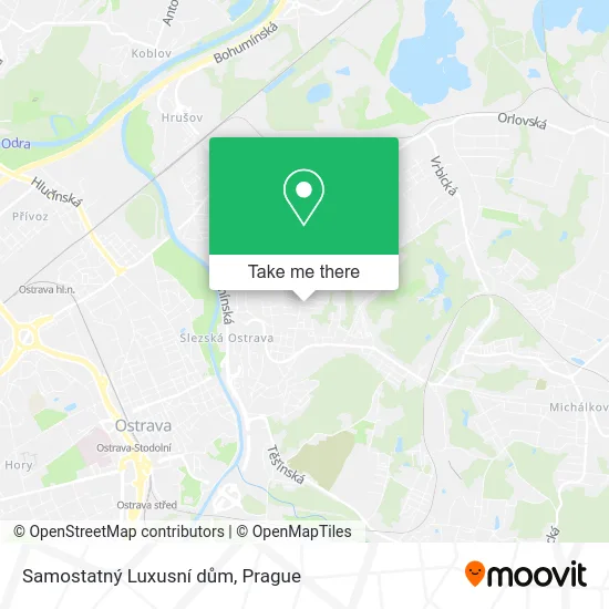 Карта Samostatný Luxusní dům