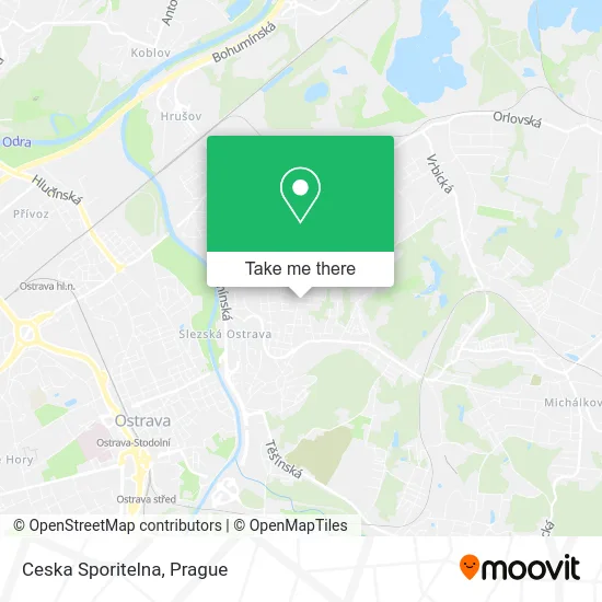 Карта Ceska Sporitelna