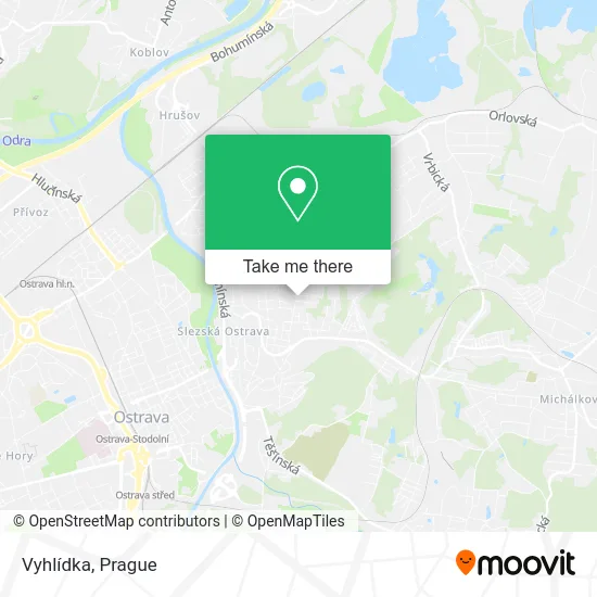 Карта Vyhlídka