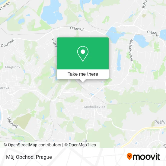 Карта Můj Obchod