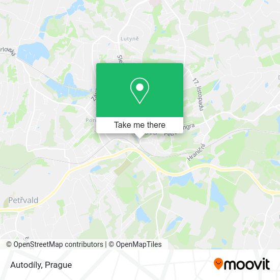 Карта Autodíly