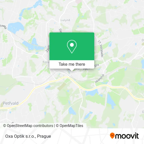 Карта Oxa Optik s.r.o.