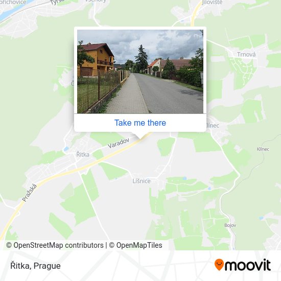 Карта Řitka