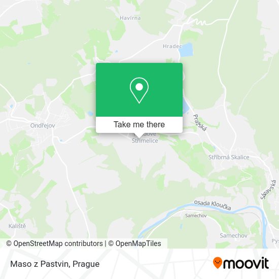 Карта Maso z Pastvin