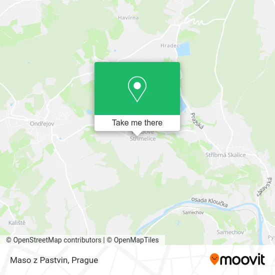 Карта Maso z Pastvin