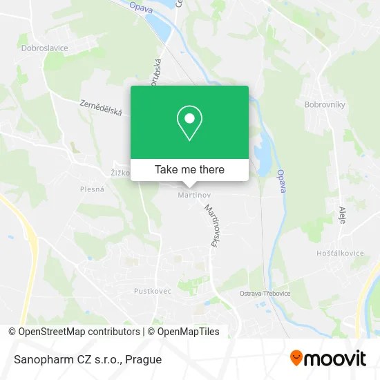 Карта Sanopharm CZ s.r.o.