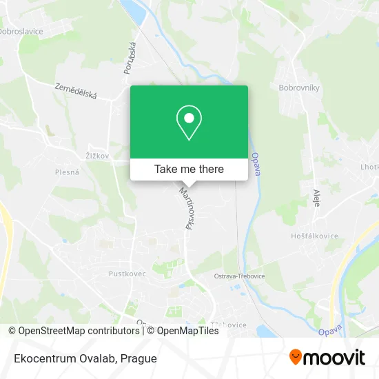 Карта Ekocentrum Ovalab