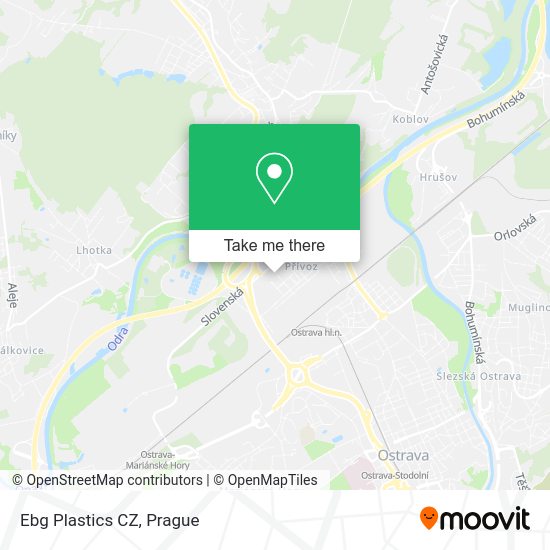 Карта Ebg Plastics CZ