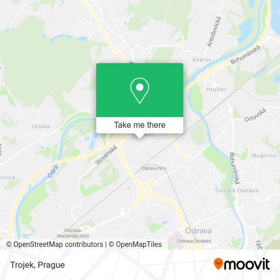 Карта Trojek