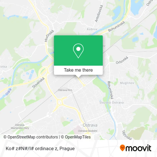 Карта Ko# z#N#/I# ordinace z