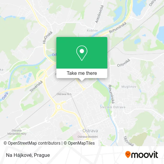 Карта Na Hájkové