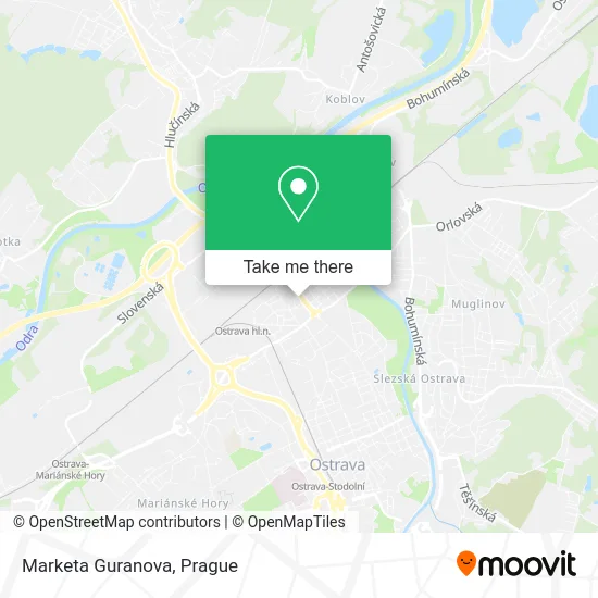 Карта Marketa Guranova