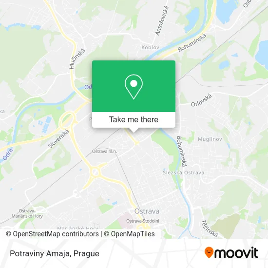 Карта Potraviny Amaja