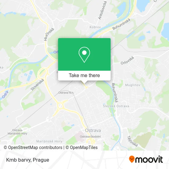 Карта Kmb barvy
