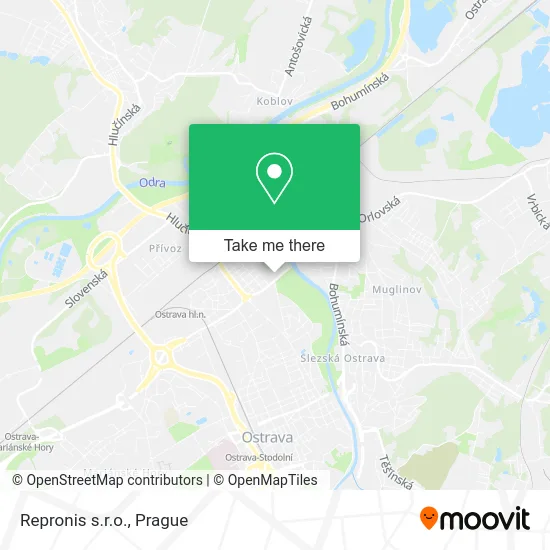 Карта Repronis s.r.o.