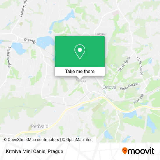 Карта Krmiva Mini Canis