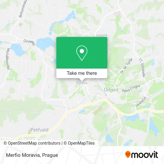 Карта Merfio Moravia