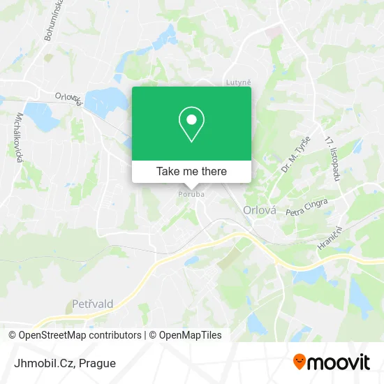 Карта Jhmobil.Cz