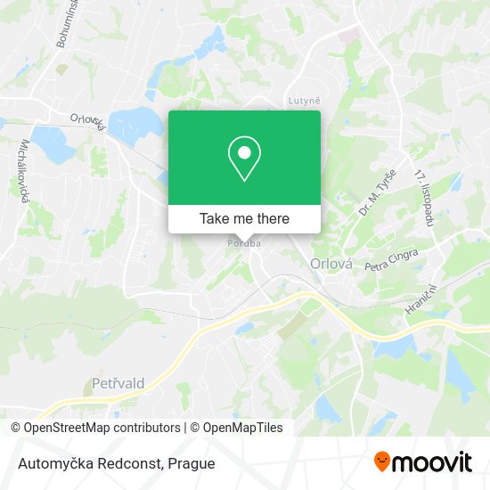 Карта Automyčka Redconst
