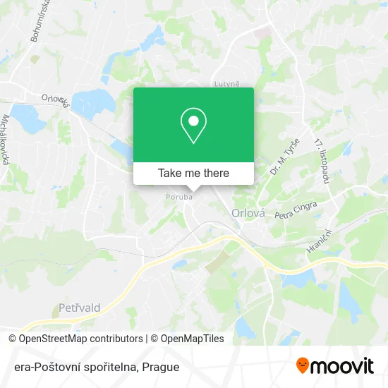 era-Poštovní spořitelna map