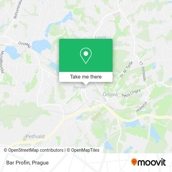 Карта Bar Profin