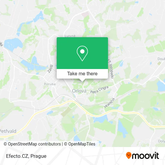 Карта Efecto.CZ