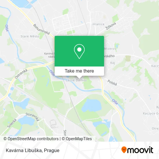Карта Kavárna Libuška
