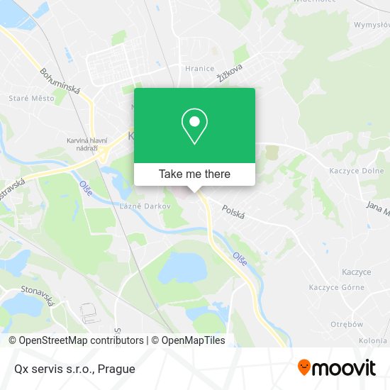 Карта Qx servis s.r.o.