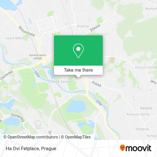Карта Ha Dvi Felplace