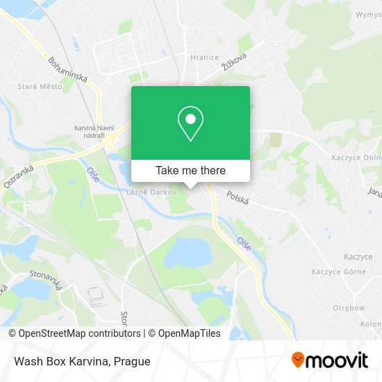 Карта Wash Box Karvina
