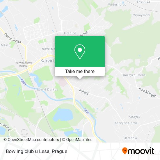 Карта Bowling club u Lesa
