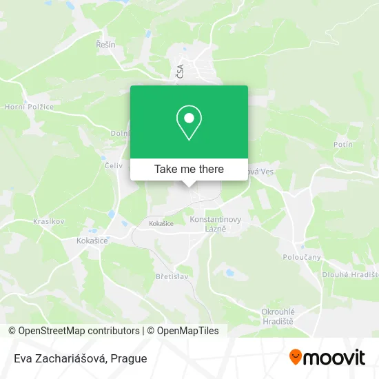 Eva Zachariášová map