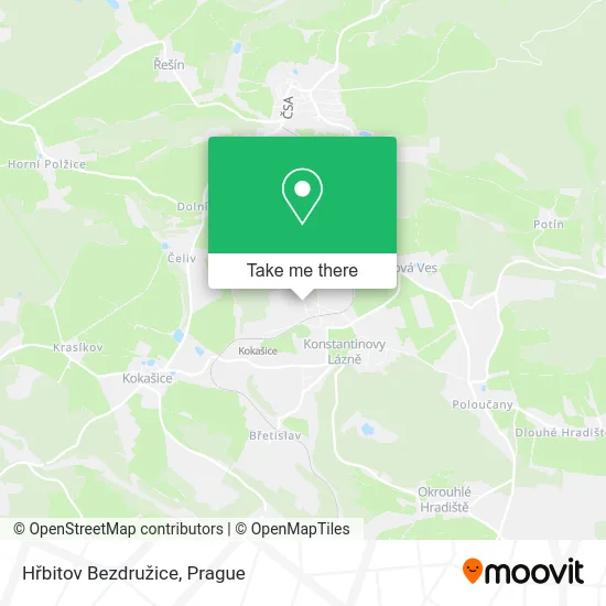 Карта Hřbitov Bezdružice