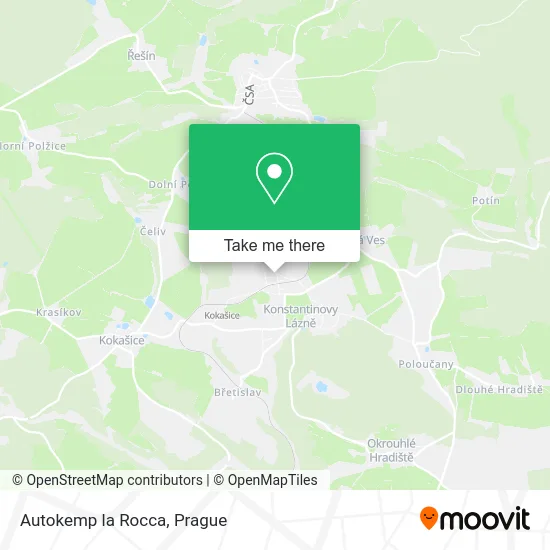 Карта Autokemp la Rocca