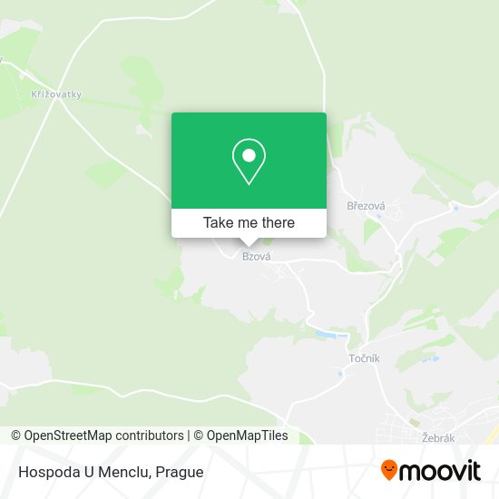 Карта Hospoda U Menclu