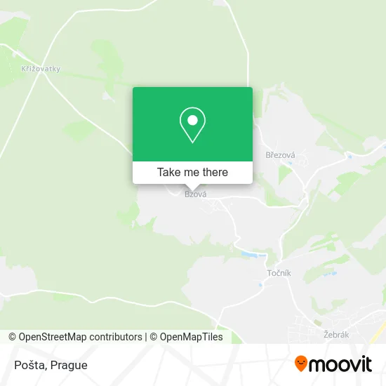Карта Pošta