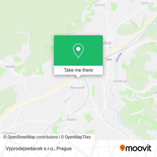 Карта Výprodejsedacek s.r.o.