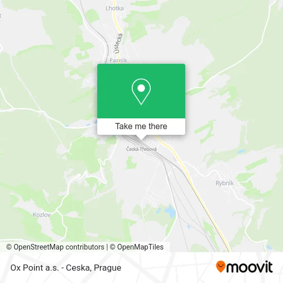 Карта Ox Point a.s. - Ceska