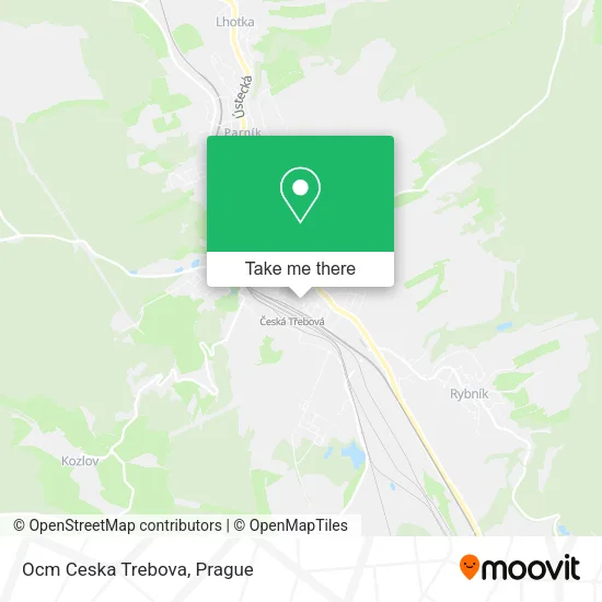 Карта Ocm Ceska Trebova