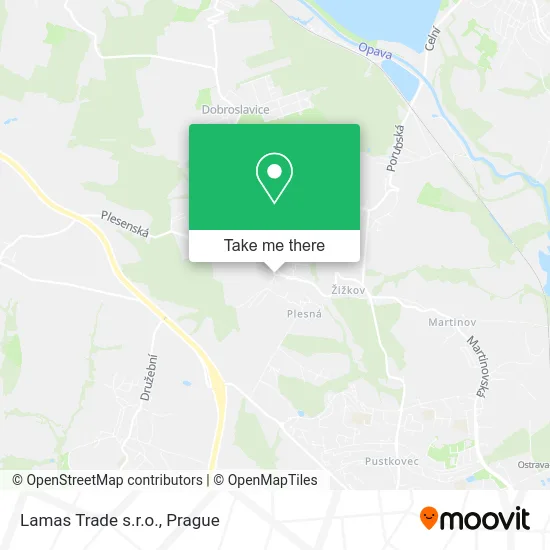 Карта Lamas Trade s.r.o.