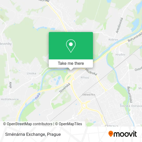 Карта Směnárna Exchange
