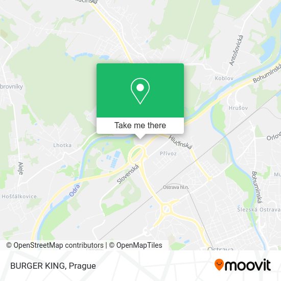Карта BURGER KING