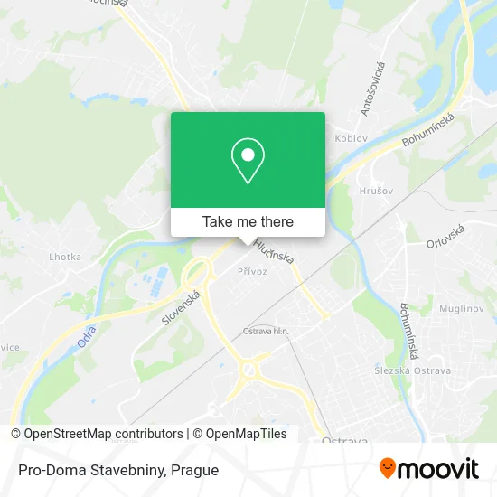 Карта Pro-Doma Stavebniny